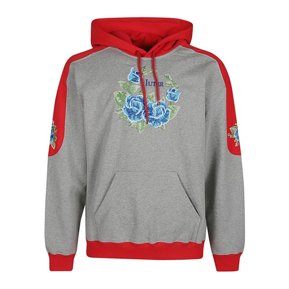 Iuter Men's Printed Cotton Hoodie